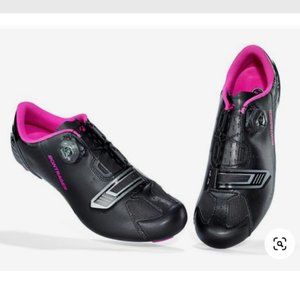 Bontrager Women's Cycling Shoes / Road Bike Spin Clip in |Size 9.5 - Black Pink